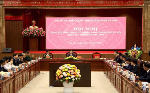 Bí thư Thành ủy Vương Đình Huệ: Đoàn ĐBQH TP Hà Nội là điểm sáng của Quốc hội khoa XIV